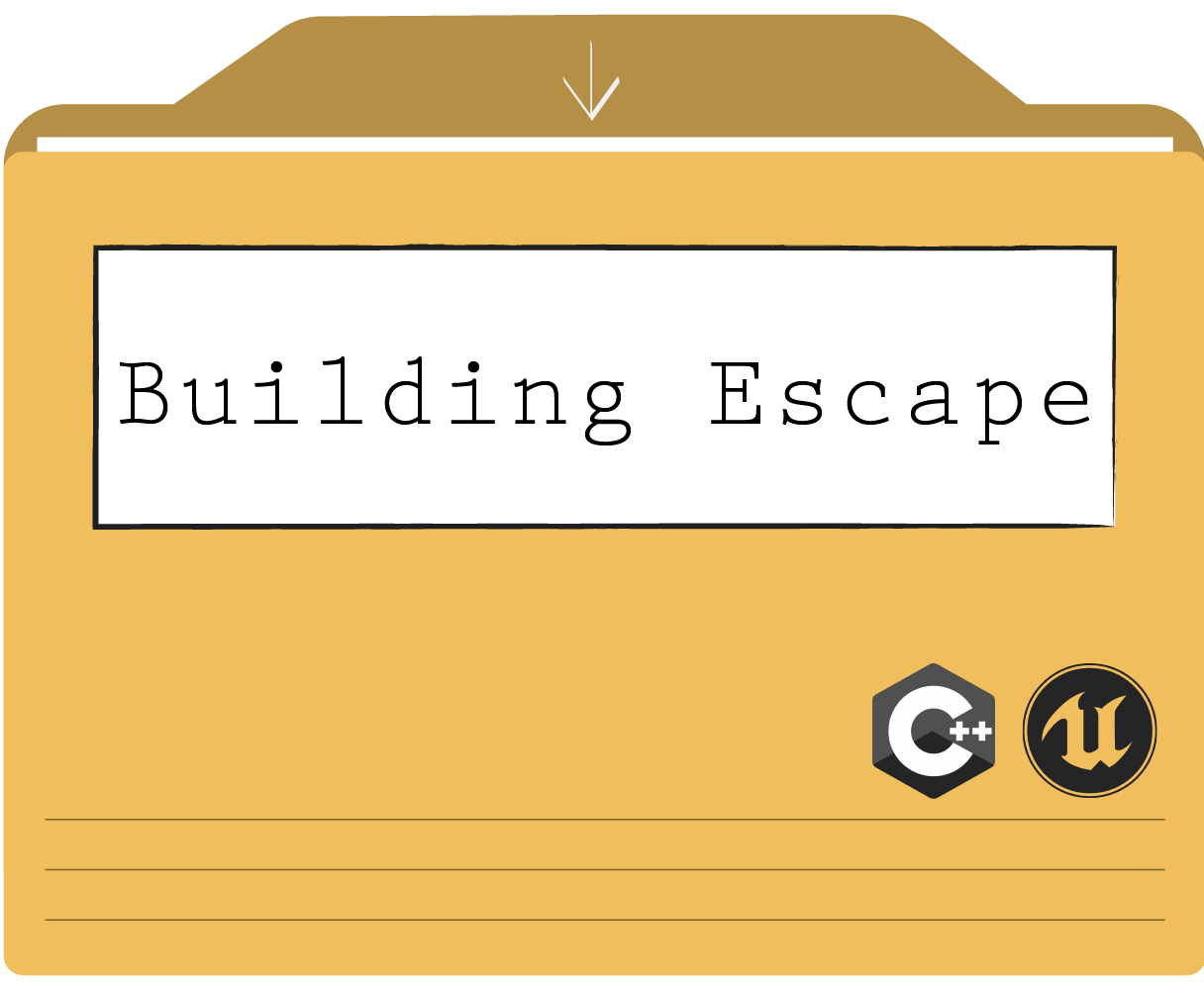 Building Escape thumbnail, unreal engine game.